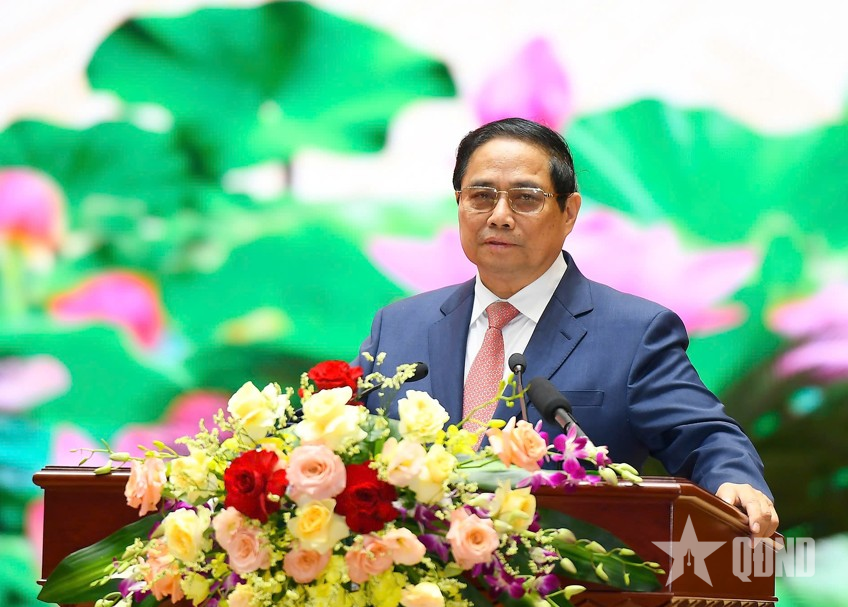 Phát biểu của Thủ tướng Phạm Minh Chính tại Hội nghị Quân chính toàn quân 6 tháng đầu năm 2025